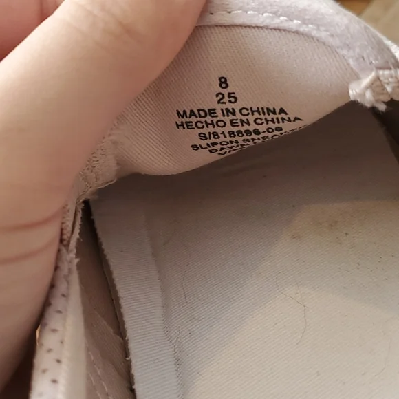 Old Navy Blush Slip On Sneaker sz 8 - Picture 5 of 7